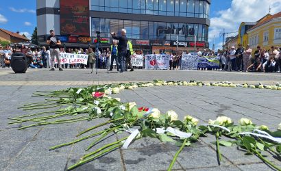 Fikret Bačić, Spomenik ubijenoj djeci, Prijedor